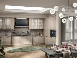 Cucina Shabby Chic Carattere in laccato lucido di Scavolini