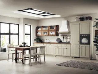 Cucina lineare Shabby Chic Favilla 09 di Scavolini
